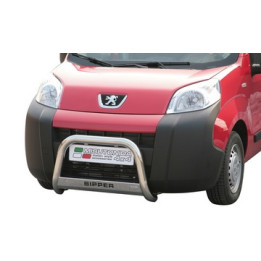EC Homologated Bullbar, Misutonida 4x4 Medium Bar, Color Silver, Peugeot Bipper - EDK.ro