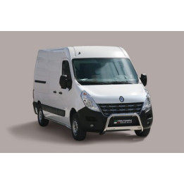 Bullbar Omologat RAR, Misutonida 4x4 Medium Bar, Culoare Argintiu, Renault Master 2010 - 2018 - EDK.ro