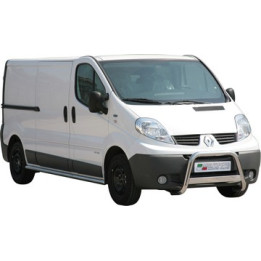 EC Homologated Bullbar, Misutonida 4x4 Medium Bar, Color Black, Renault Trafic 2007 - 2013 - EDK.ro