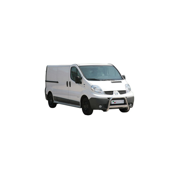 EC Homologated Bullbar, Misutonida 4x4 Medium Bar, Color Black, Renault Trafic 2007 - 2013 - EDK.ro