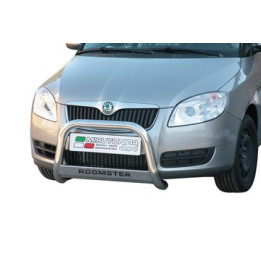 EC Homologated Bullbar, Misutonida 4x4 Medium Bar, Color Black, Škoda Roomster - EDK.ro
