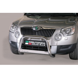 Bullbar Omologat RAR, Misutonida 4x4 Medium Bar, Culoare Argintiu, Škoda Yeti - EDK.ro