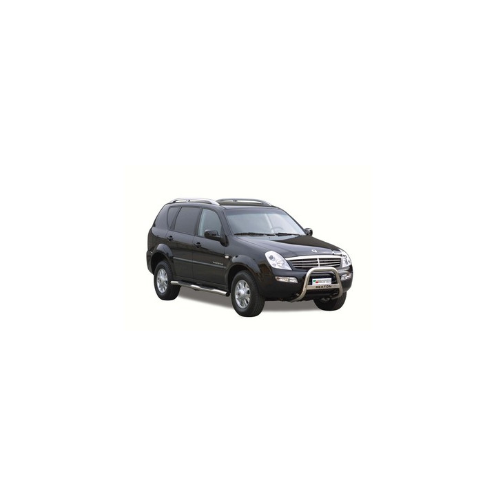 EC Homologated Bullbar, Misutonida 4x4 Medium Bar, Color Black, SsangYong Rexton - EDK.ro
