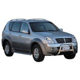 EC Homologated Bullbar, Misutonida 4x4 Medium Bar, Color Silver, SsangYong Rexton - EDK.ro