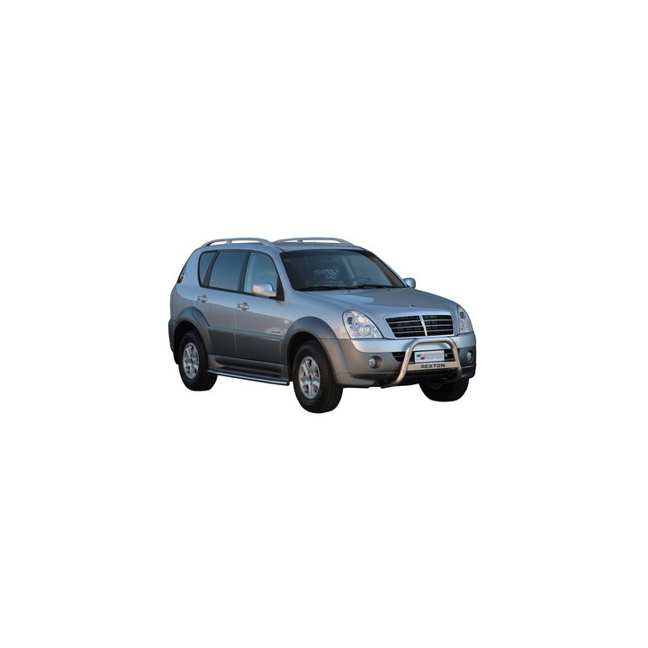 EC Homologated Bullbar, Misutonida 4x4 Medium Bar, Color Silver, SsangYong Rexton - EDK.ro