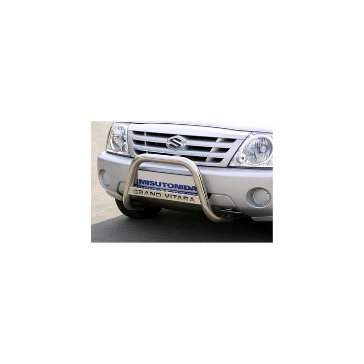 EC Homologated Bullbar, Misutonida 4x4 Medium Bar, Color Black, Suzuki Grand Vitara - EDK.ro