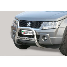 Bullbar Omologat RAR, Misutonida 4x4 Medium Bar, Culoare Argintiu, Suzuki Grand Vitara 2005 - 2008 - EDK.ro