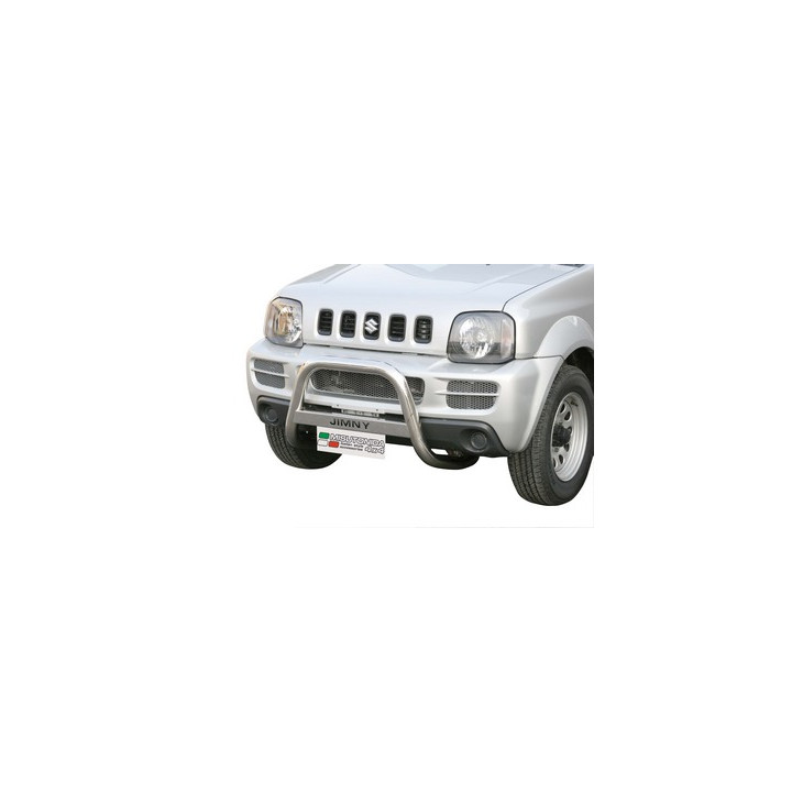 EC Homologated Bullbar, Misutonida 4x4 Medium Bar, Color Black, Suzuki Jimny - EDK.ro