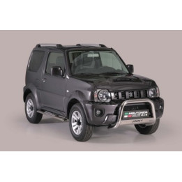 EC Homologated Bullbar, Misutonida 4x4 Medium Bar, Color Black, Suzuki Jimny - EDK.ro