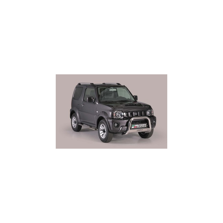 EC Homologated Bullbar, Misutonida 4x4 Medium Bar, Color Black, Suzuki Jimny - EDK.ro