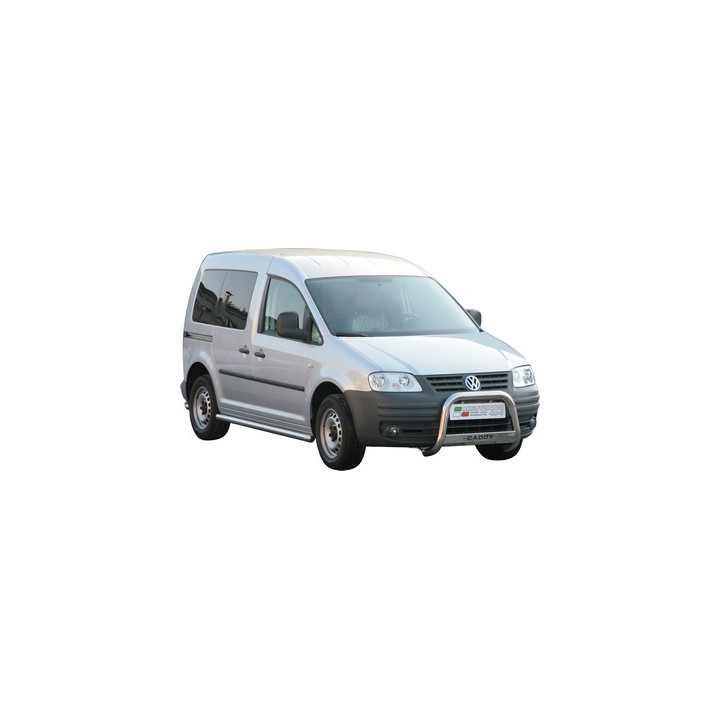 EC Homologated Bullbar, Misutonida 4x4 Medium Bar, Color Black, Volkswagen Caddy - EDK.ro