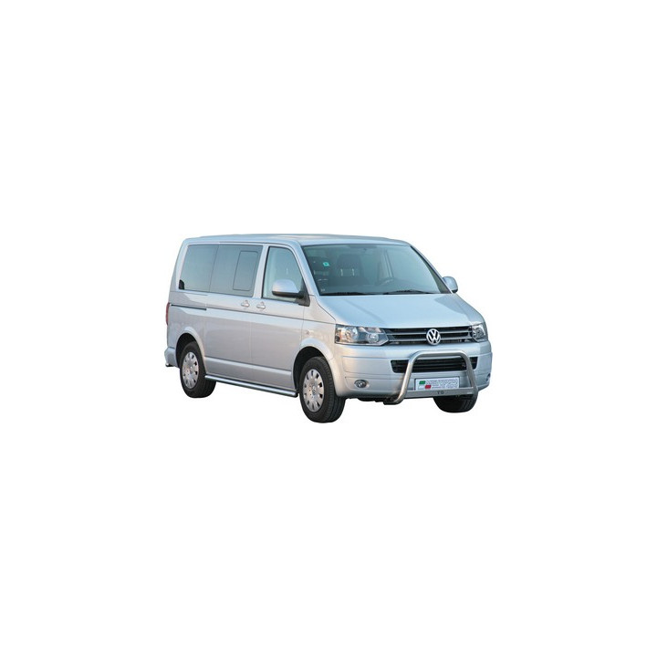 Bullbar Omologat RAR, Misutonida 4x4 Medium Bar, Culoare Argintiu, Volkswagen Transporter T5 2010 - Prezent - EDK.ro