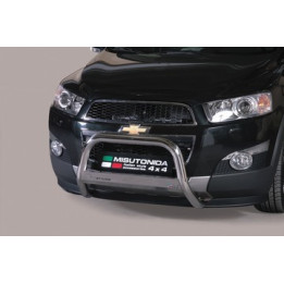 Bullbar Omologat RAR, Misutonida 4x4 Medium Bar, Culoare Argintiu, Chevrolet Captiva - EDK.ro