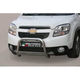 Bullbar Omologat RAR, Misutonida 4x4 Medium Bar, Culoare Argintiu, Chevrolet Orlando - EDK.ro