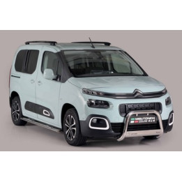 EC Homologated Bullbar, Misutonida 4x4 Medium Bar, Color Black, Citroën Berlingo 2018 - Present - EDK.ro