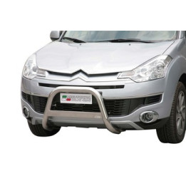 Bullbar Omologat RAR, Misutonida 4x4 Medium Bar, Culoare Argintiu, Citroën C-Crosser - EDK.ro