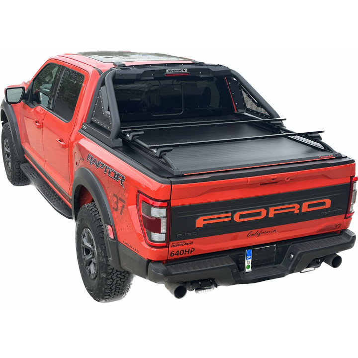 Manual Roll Top Tonneau Bed Cover, Tessera 4x4 Roll+, Ford F-150 Bed Length 6.5 Feet 2015 - 2020 - EDK.ro