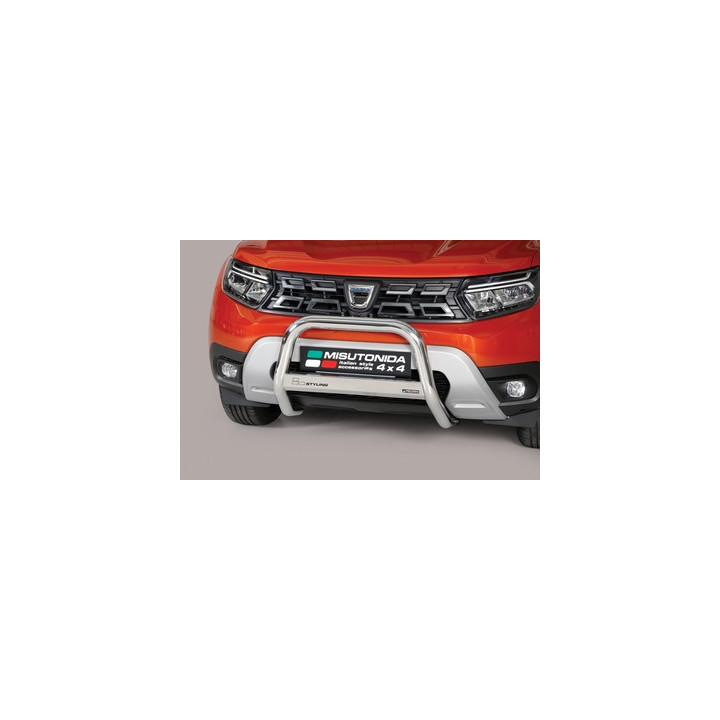 Bullbar Omologat RAR, Misutonida 4x4 Medium Bar, Culoare Argintiu, Dacia Duster - EDK.ro