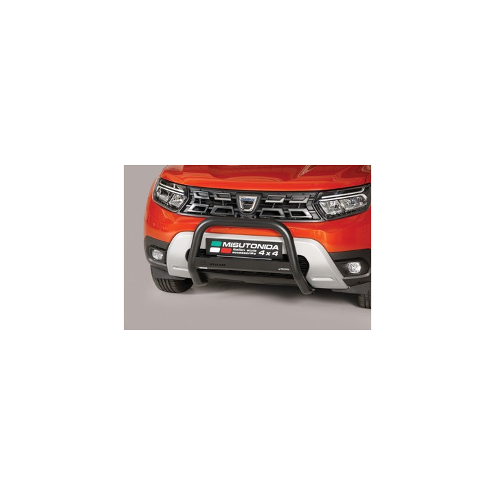 EC Homologated Bullbar, Misutonida 4x4 Medium Bar, Color Black, Dacia Duster - EDK.ro