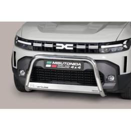 Bullbar Omologat RAR, Misutonida 4x4 Medium Bar, Culoare Argintiu, Dacia Duster - EDK.ro