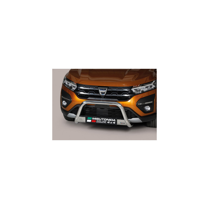 Bullbar Omologat RAR, Misutonida 4x4 Medium Bar, Culoare Negru, Dacia Sandero Stepway - EDK.ro