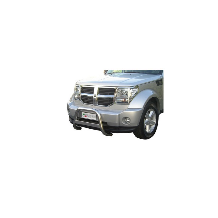 EC Homologated Bullbar, Misutonida 4x4 Medium Bar, Color Black, Dodge Nitro - EDK.ro