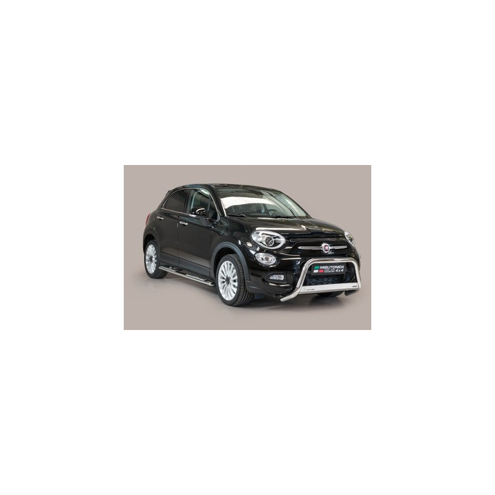 EC Homologated Bullbar, Misutonida 4x4 Medium Bar, Color Black, Fiat 500 X - EDK.ro