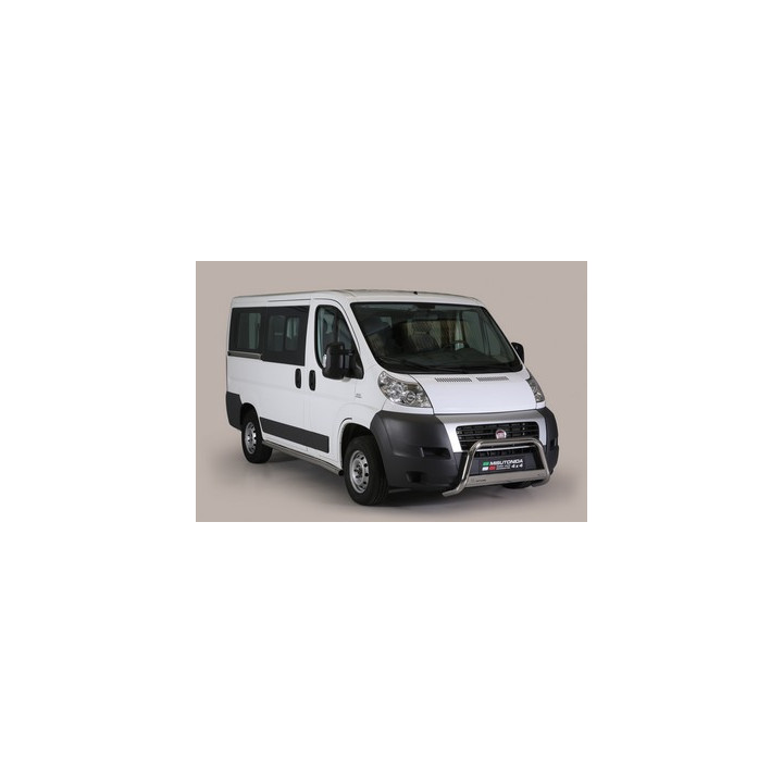 Bullbar Omologat RAR, Misutonida 4x4 Medium Bar, Culoare Negru, Fiat Ducato 2006 - 2013 - EDK.ro