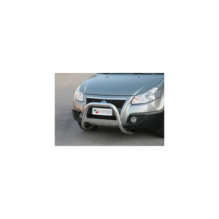Bullbar Omologat RAR, Misutonida 4x4 Medium Bar, Culoare Negru, Fiat Sedici - EDK.ro