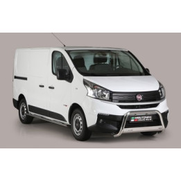 EC Homologated Bullbar, Misutonida 4x4 Medium Bar, Color Black, Fiat Talento 2016 - Present - EDK.ro