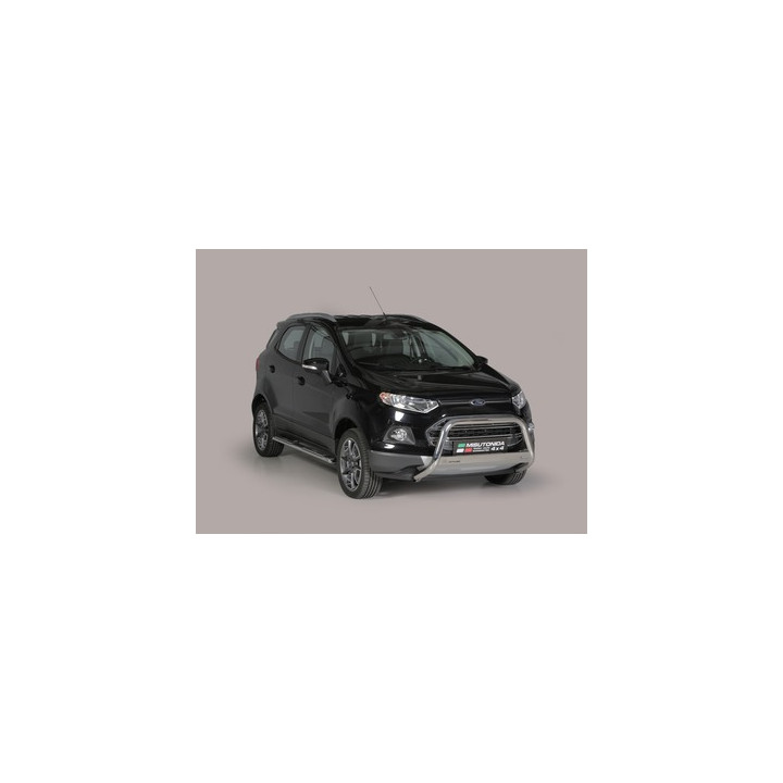 EC Homologated Bullbar, Misutonida 4x4 Medium Bar, Color Silver, Ford Ecosport - EDK.ro