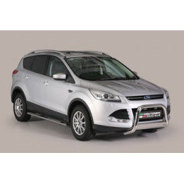 EC Homologated Bullbar, Misutonida 4x4 Medium Bar, Color Silver, Ford Kuga - EDK.ro
