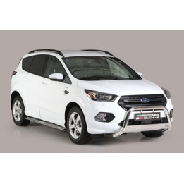 EC Homologated Bullbar, Misutonida 4x4 Medium Bar, Color Black, Ford Kuga - EDK.ro