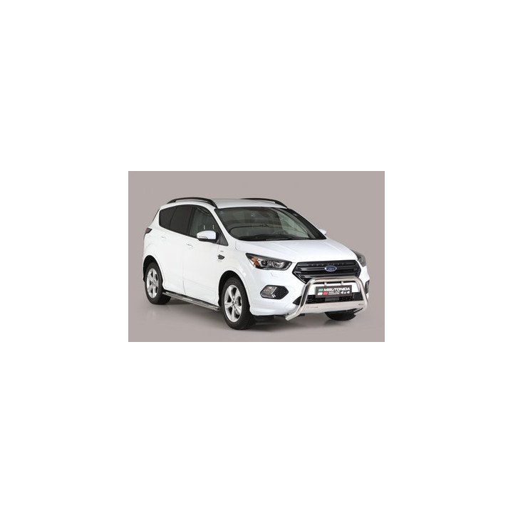 EC Homologated Bullbar, Misutonida 4x4 Medium Bar, Color Black, Ford Kuga - EDK.ro