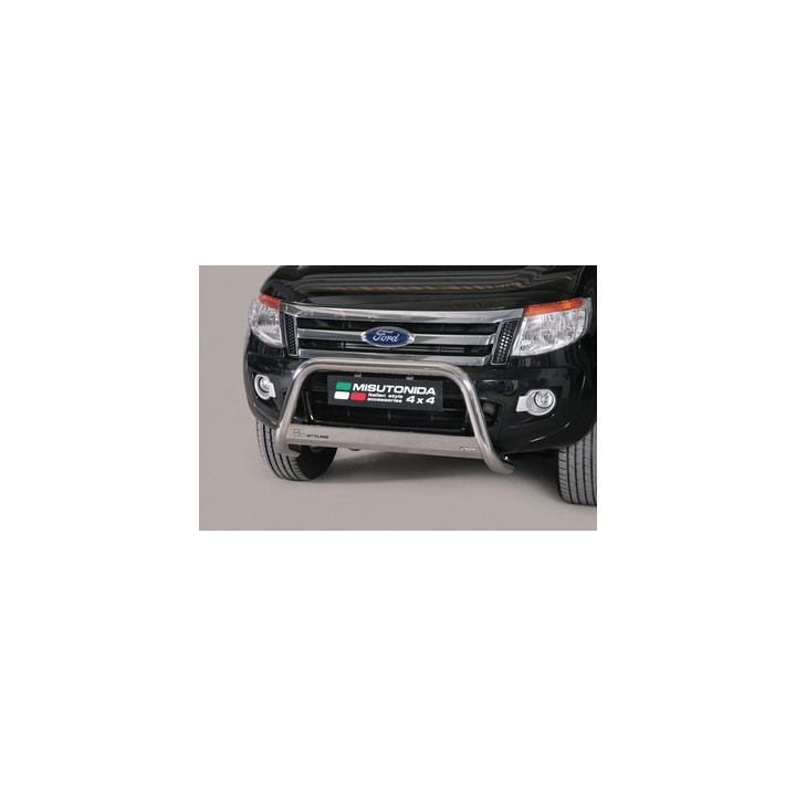 Bullbar Omologat RAR, Misutonida 4x4 Medium Bar, Culoare Argintiu, Ford Ranger 2012 - 2018 - EDK.ro