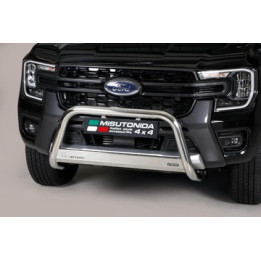 Bullbar Omologat RAR, Misutonida 4x4 Medium Bar, Culoare Argintiu, Ford Ranger 2023 - Prezent - EDK.ro