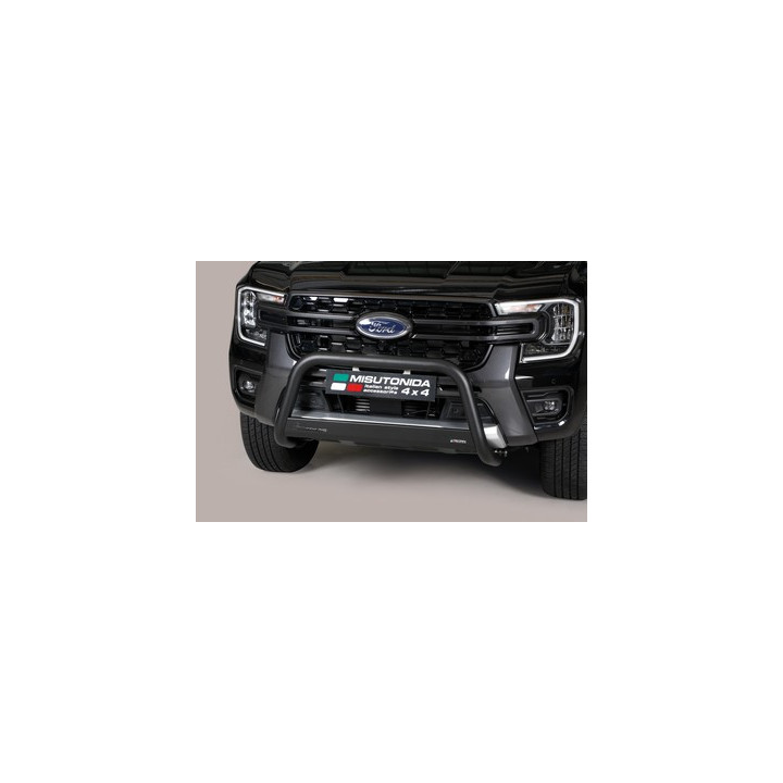 EC Homologated Bullbar, Misutonida 4x4 Medium Bar, Color Black, Ford Ranger 2023 - Present - EDK.ro
