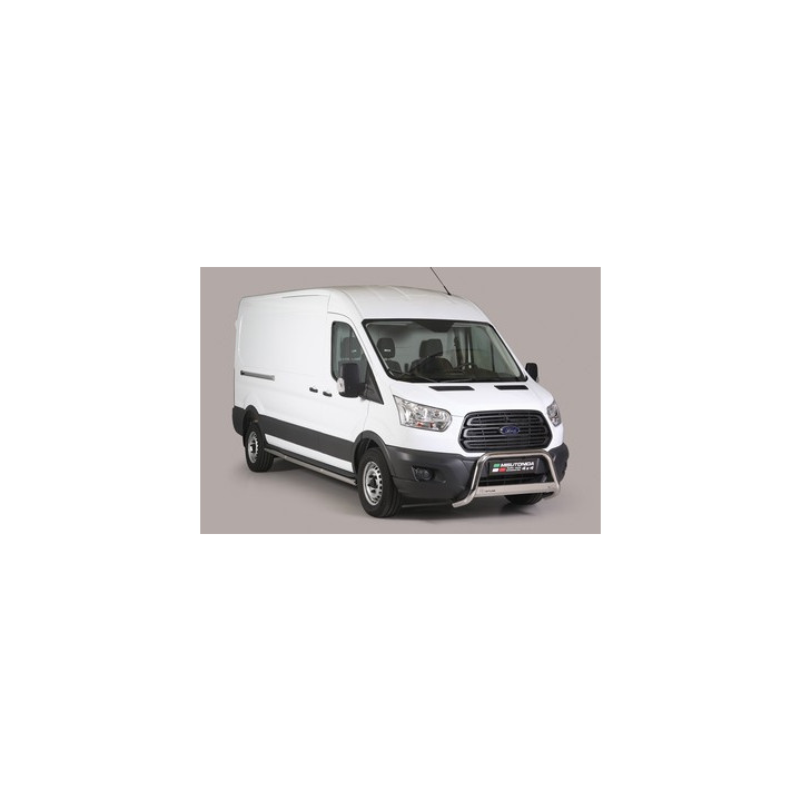 Bullbar Omologat RAR, Misutonida 4x4 Medium Bar, Culoare Argintiu, Ford Transit 2014 - 2024 - EDK.ro
