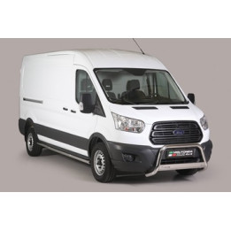 EC Homologated Bullbar, Misutonida 4x4 Medium Bar, Color Black, Ford Transit 2014 - 2024 - EDK.ro