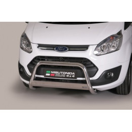 EC Homologated Bullbar, Misutonida 4x4 Medium Bar, Color Black, Ford Transit Custom 2013 - 2017 - EDK.ro