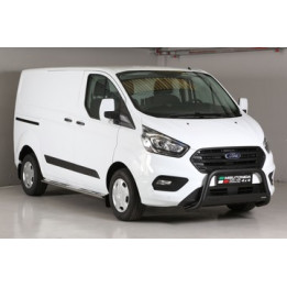Bullbar Omologat RAR, Misutonida 4x4 Medium Bar, Culoare Negru, Ford Transit Custom 2018 - 2023 - EDK.ro