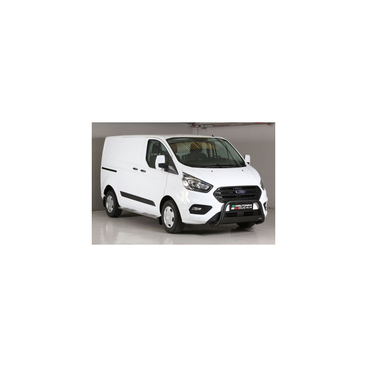 EC Homologated Bullbar, Misutonida 4x4 Medium Bar, Color Black, Ford Transit Custom 2018 - 2023 - EDK.ro