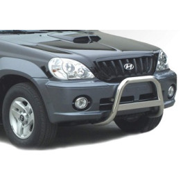 EC Homologated Bullbar, Misutonida 4x4 Medium Bar, Color Silver, Hyundai Terracan - EDK.ro
