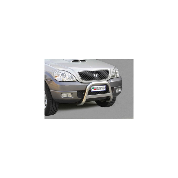 Bullbar Omologat RAR, Misutonida 4x4 Medium Bar, Culoare Argintiu, Hyundai Terracan - EDK.ro