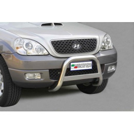 Bullbar Omologat RAR, Misutonida 4x4 Medium Bar, Culoare Negru, Hyundai Terracan - EDK.ro