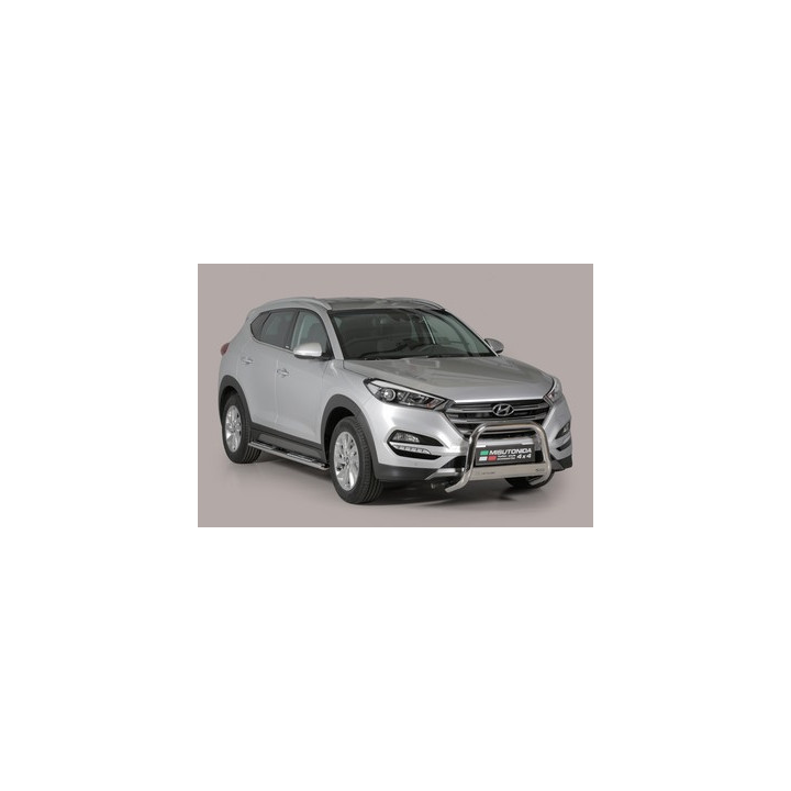 Bullbar Omologat RAR, Misutonida 4x4 Medium Bar, Culoare Negru, Hyundai Tucson - EDK.ro