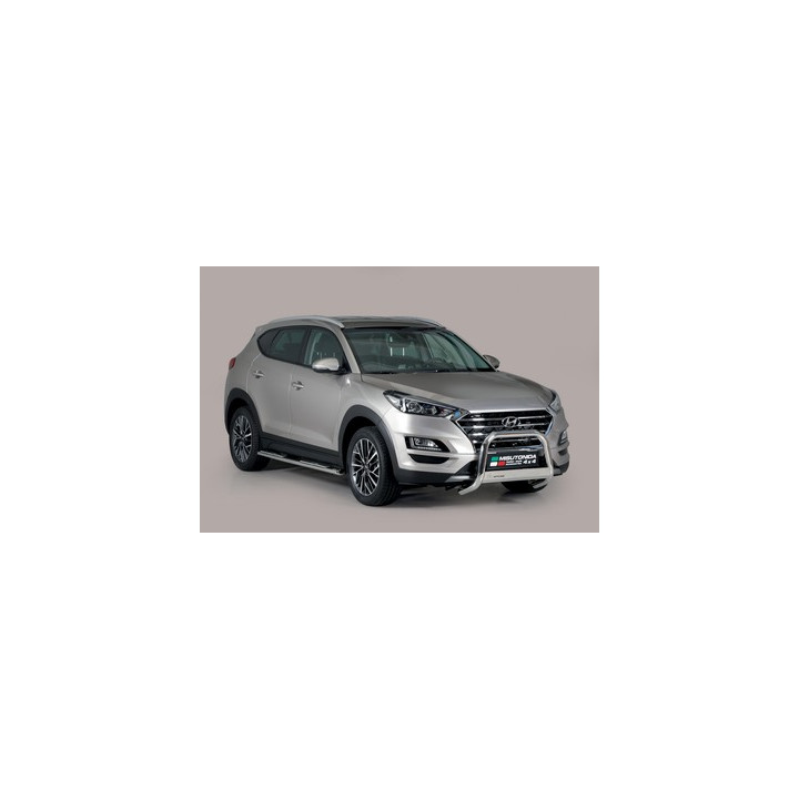 Bullbar Omologat RAR, Misutonida 4x4 Medium Bar, Culoare Argintiu, Hyundai Tucson - EDK.ro