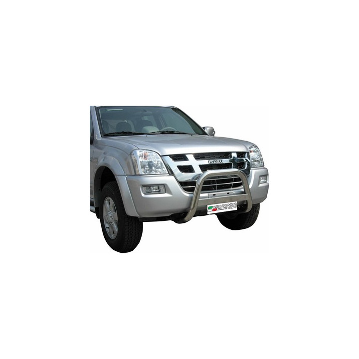 EC Homologated Bullbar, Misutonida 4x4 Medium Bar, Color Silver, Isuzu D-Max 2006 - Present - EDK.ro