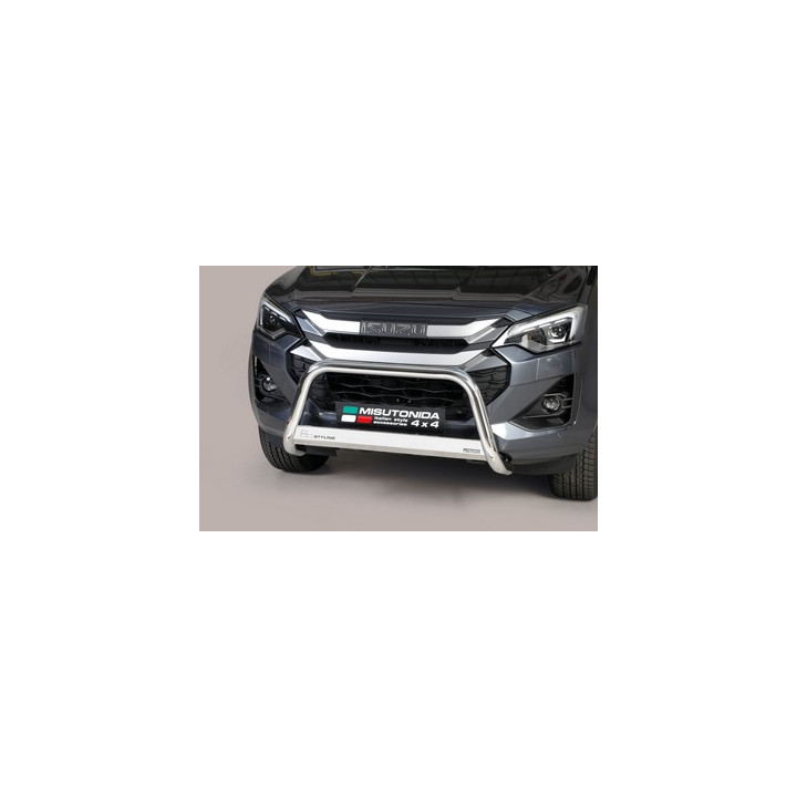 EC Homologated Bullbar, Misutonida 4x4 Medium Bar, Color Silver, Isuzu D-Max 2024 - Present - EDK.ro