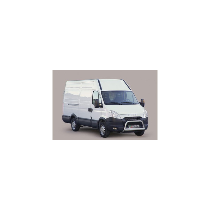 EC Homologated Bullbar, Misutonida 4x4 Medium Bar, Color Silver, Iveco Daily - EDK.ro